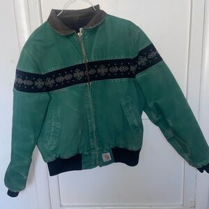 Vintage Carhartt Aztec print jacket